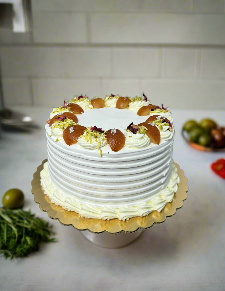 Gulab Jamun Eggless Cake