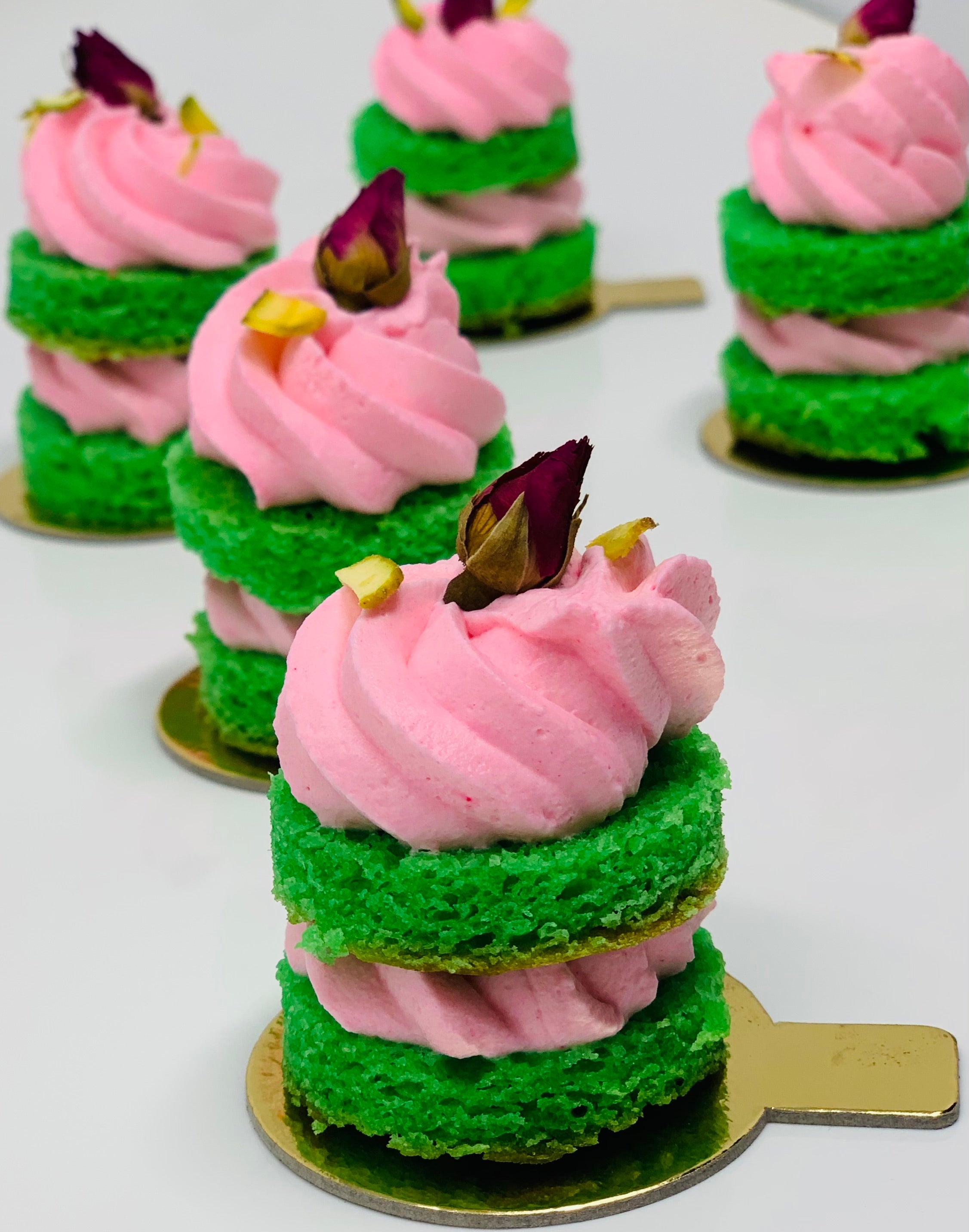 Pistachio Rose Bites