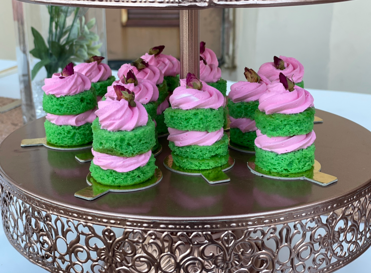 Pistachio Rose Bites