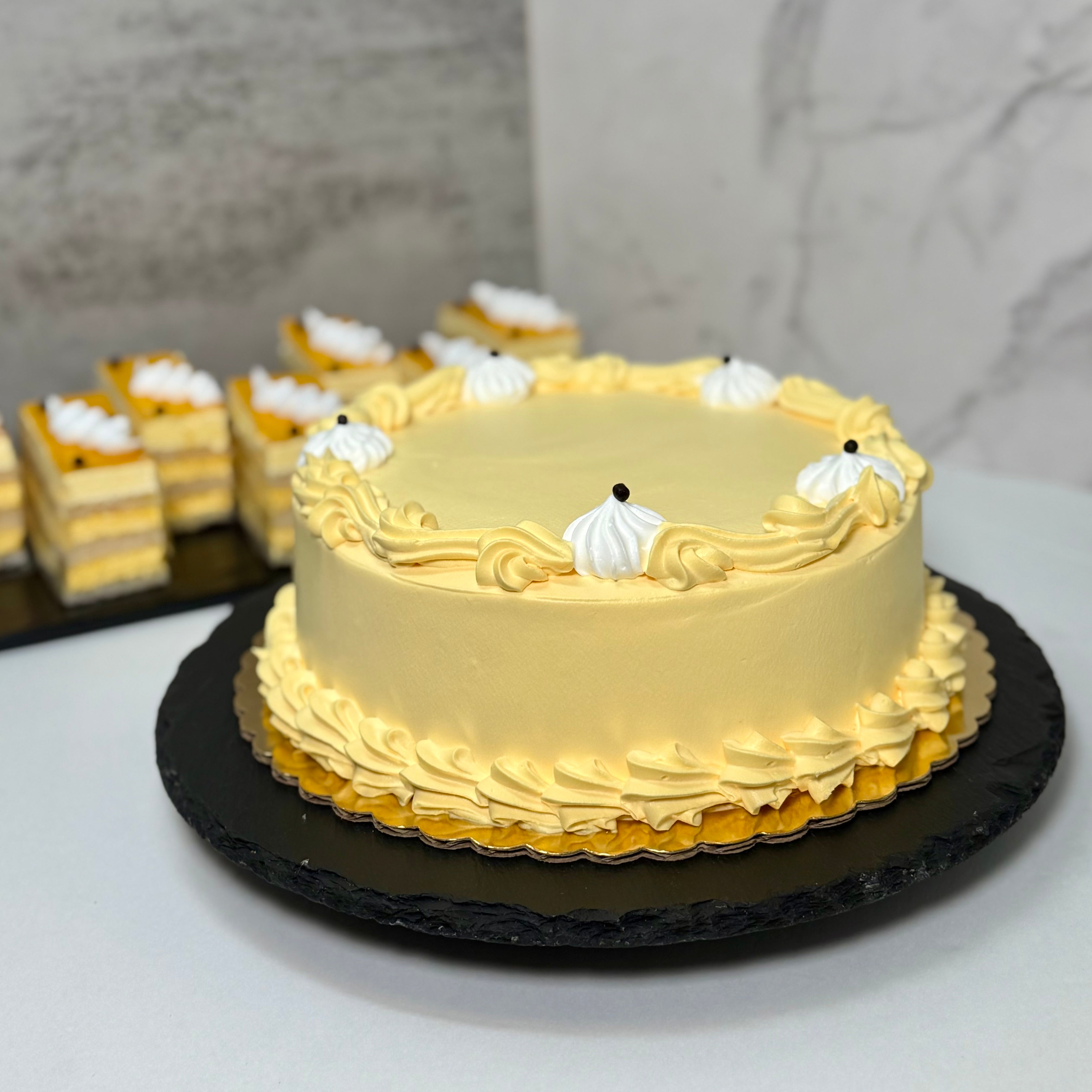 Mango Mousse Vegan Cake