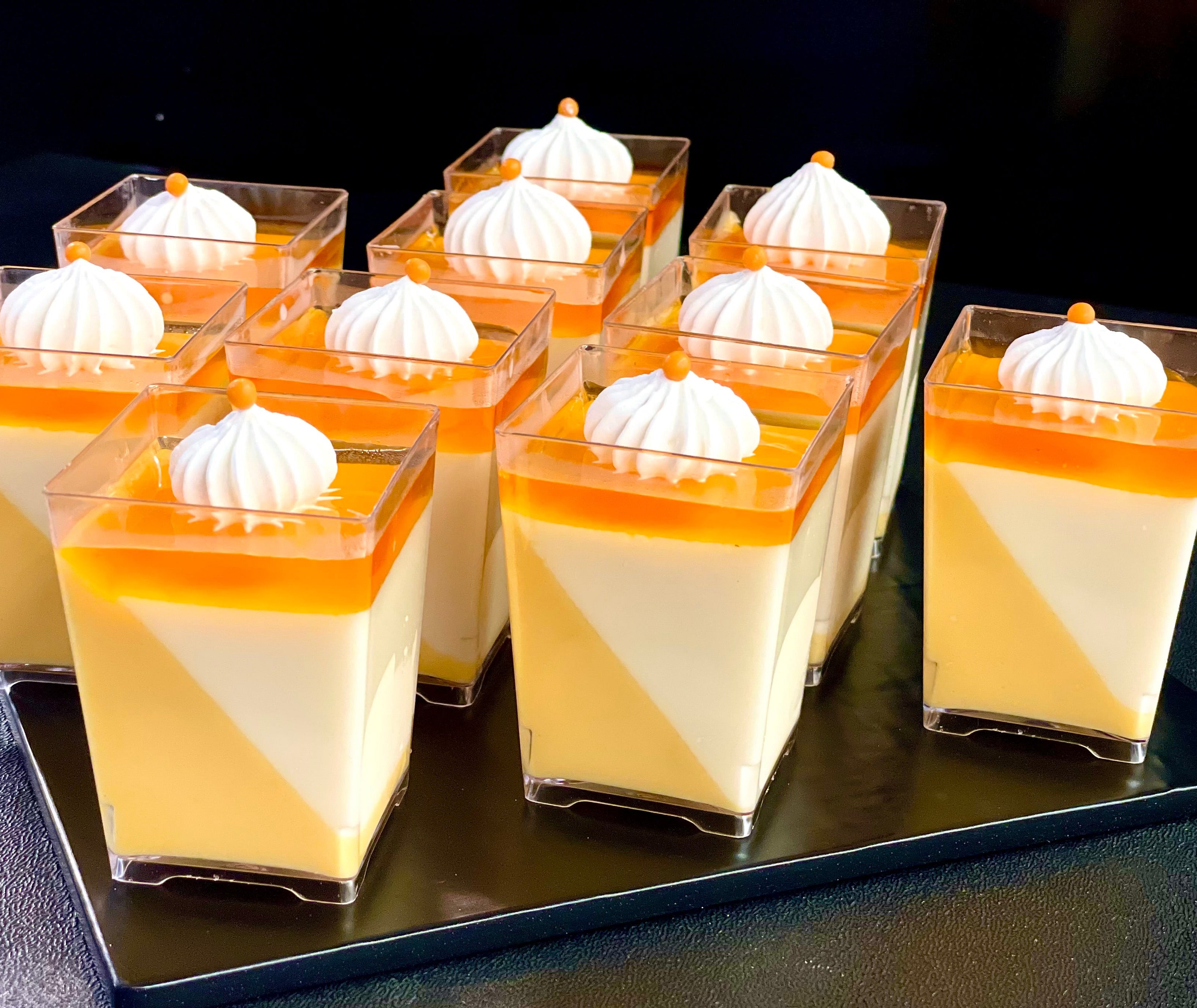 Vanilla Mango Panna Cotta